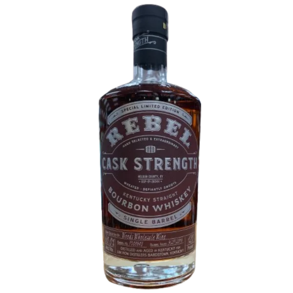 (Woods Private Barrel) Rebel Cask Strength Single Barrel Kentucky Straight Bourbon Whiskey, Kentucky, USA (750ml)